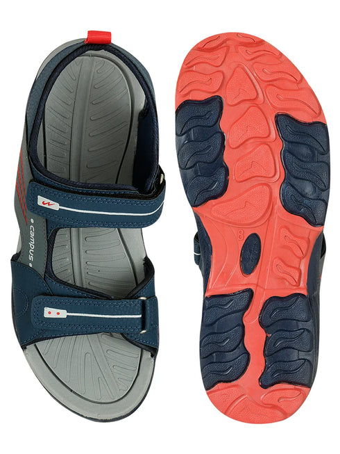 3K-SD-055B Navy Men's Sandals